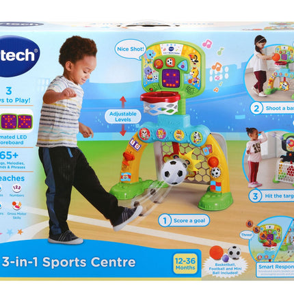 Vtech interaktyvus žaislinis 3 viename sporto centras (anglų kalba)