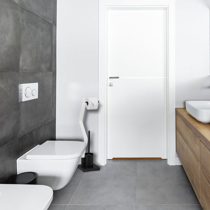 WC kėdė juoda/balta