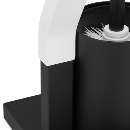 WC kėdė juoda/balta