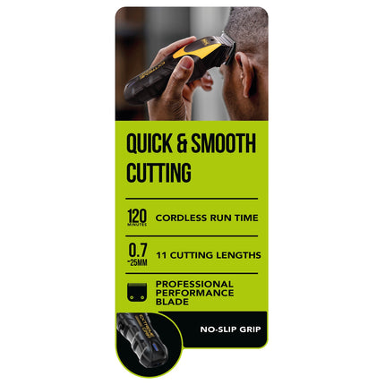 Wahl Extreme Grip belaidis plaukų kirpimo mašinėlė su smailėjančia svirtimi