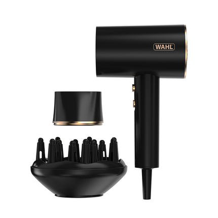 Wahl Ionic Flow plaukų džiovintuvas 2100 W su šalto oro funkcija, juodas