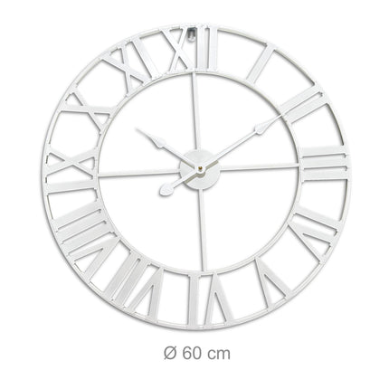 Sieninis laikrodis, romėniški skaitmenys, 60 cm skersmens