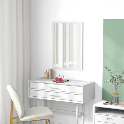 Sieninis veidrodis 50x70 cm, MDF rėmas, lengvai montuojamas