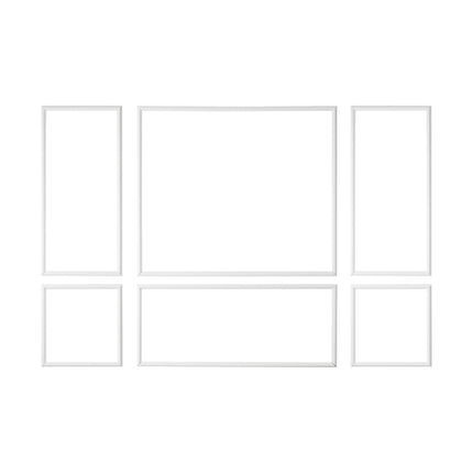Wall Molding Kit, 3-Pack Paintable Polystyrene, White