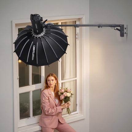 Wall-Mount Boom Arm Stand, 100 cm, 1/4 and 3/8 Thread