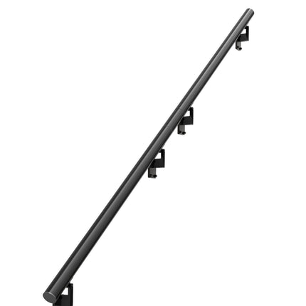 Wall Mount Stair Handrail 7 ft, Aluminum Alloy, 440 lb