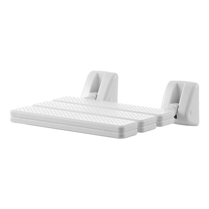 Wall-Mounted Foldable Shower Seat, 100 kg, PP, Aluminum