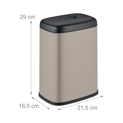 Sieninė šiukšliadėžė, 5 l, nuimamas dangtis