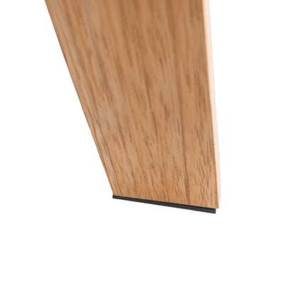 Riešutmedžio kopėčių formos lentyna, 5 pakopų, natūrali apdaila, 189 cm