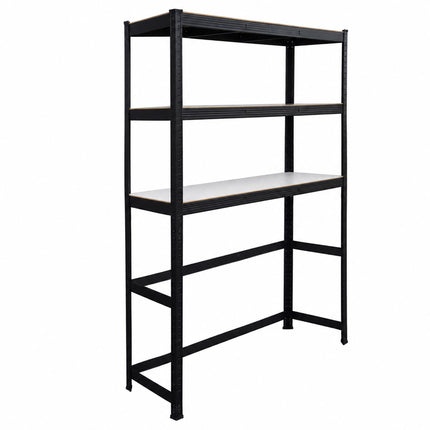 Washing Machine Shelving Unit, Heavy-Duty Steel – Black, Adjustable Shelves