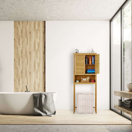 Washing machine cabinet LAMELL bamboo