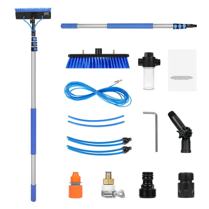Water Fed Pole Kit, 6m Solar Panel Brush, 20m Hose