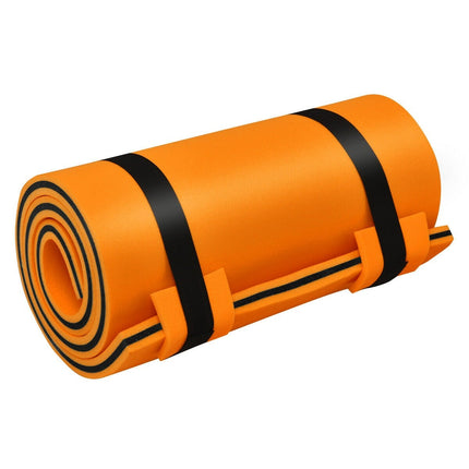 Vandens kilimėlis plaukimo kilimėliui, vandens lovai, vandens čiužiniui, plaukimo salai, 60 kg keliamoji galia, 210 x 66 cm, oranžinis