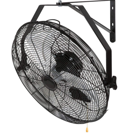 Waterproof Wall Fan 57 cm, 3-Speed, 4150 CFM, Black