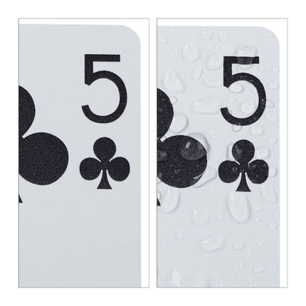 Vandeniui atsparios plastikinės pokerio kortelės