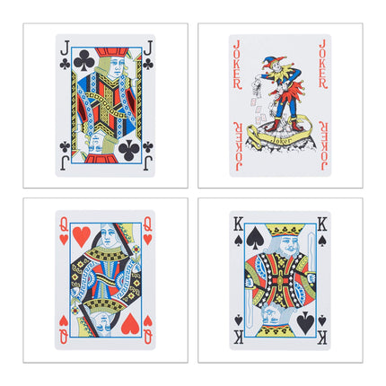 Vandeniui atsparios plastikinės pokerio kortelės