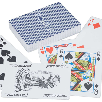 Vandeniui atsparios plastikinės pokerio kortelės