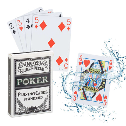 Vandeniui atsparios plastikinės pokerio kortelės