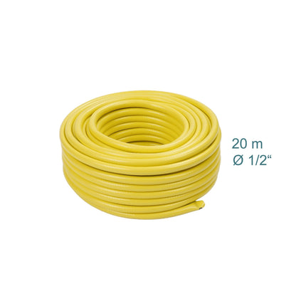 Geltona sodo žarna, atspari oro sąlygoms, UV spinduliams, 1/2 colio