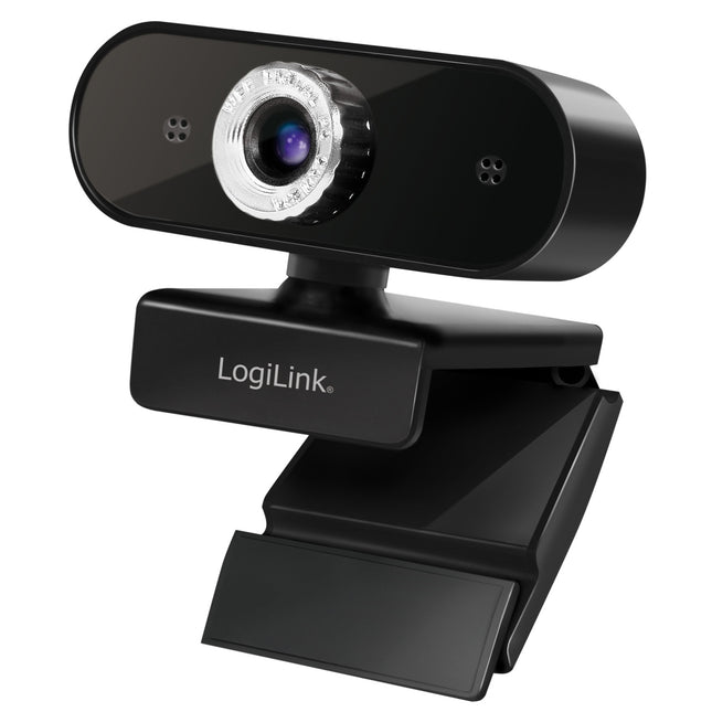Webcam HD 1080p with built-in microphone