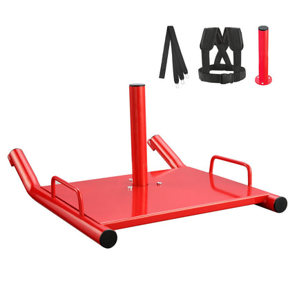Weight Training Pull Sled, Steel, 2-Inch Plate, 400 lb
