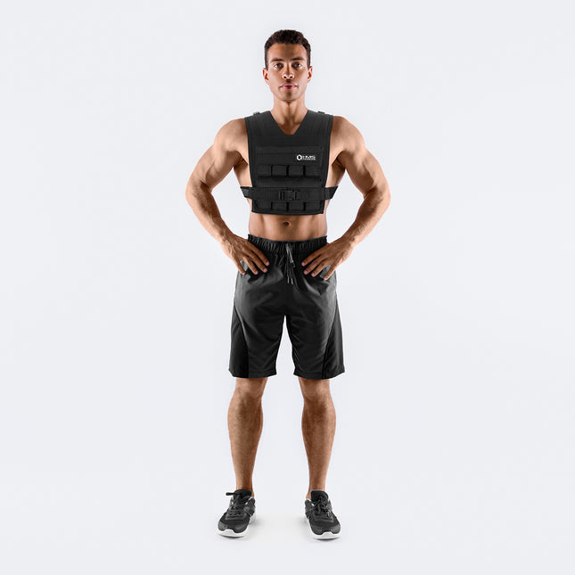 Svorio liemenė 16 kg - reguliuojamo dydžio fitneso treniruotėms