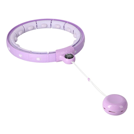 Pasvertas hula lankas su skaitikliu, violetinis