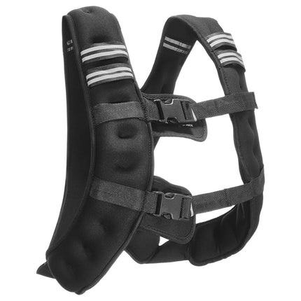 Weighted Vest 12 lb, Reflective Stripes, Adjustable Buckles