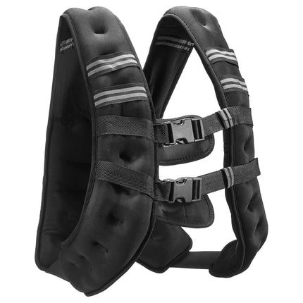 Weighted Vest 20 lb, Reflective Stripes, Adjustable Straps