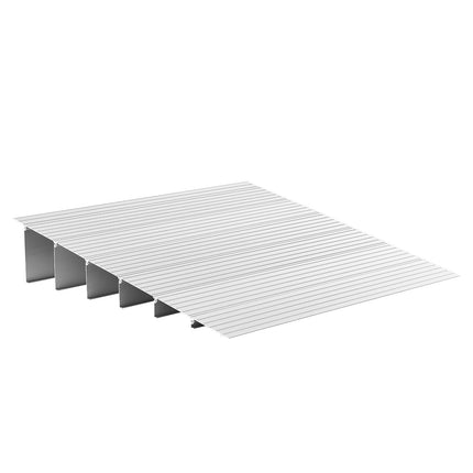 Wheelchair Door Threshold Ramp, 6-Inch Rise, 800 lb, Aluminum