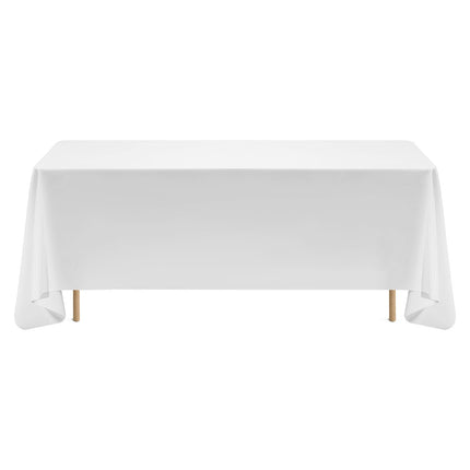 White Rectangle Tablecloths, 10-Pack, 70 x 120 in