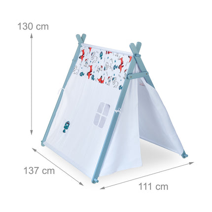 Balta tipi palapinė vaikams