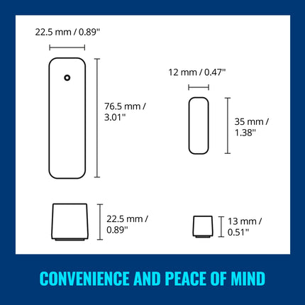 WiFi Smart Contact Sensor 2-pack