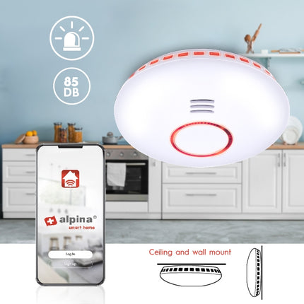 WiFi Smart Fire Alarm (Smoke+Heat)
