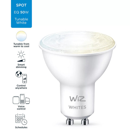 WiFi Smart LED GU10 50W 345lm Warm-cool white