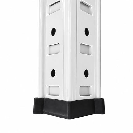 Wide Heavy-Duty Shelf Over Washer and Dryer, Steel and MDF, White