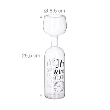 Vyno stiklinis butelis 750 ml