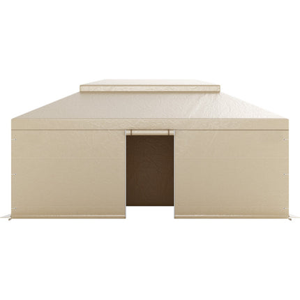 Winter Gazebo Cover 12x20 ft, Waterproof PE Sidewalls