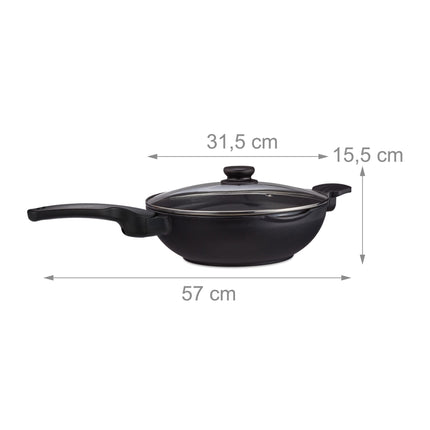 Wok su dangčiu indukcija