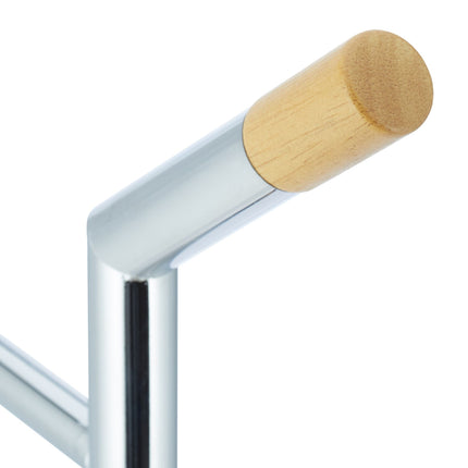 Wood & Chrome WC Accessory Set