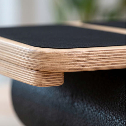 Wooden Balance Board with Roller for Balance Training, Birch Plywood