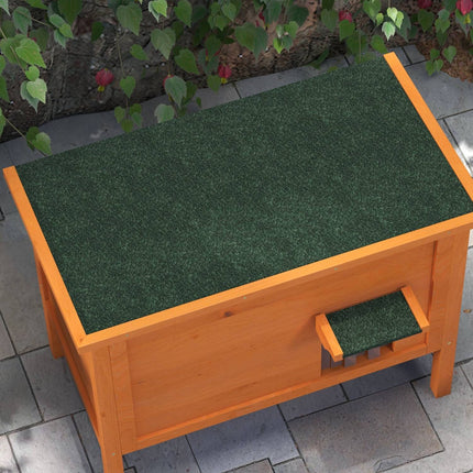 Outdoor wooden cat house, insulated & elevated, 60x60x81.5cm