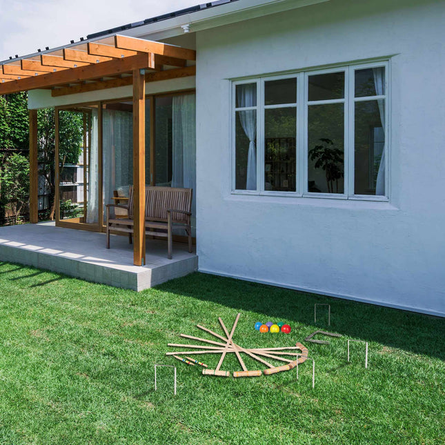 Medinis kroketo žaidimas 6 žaidėjams