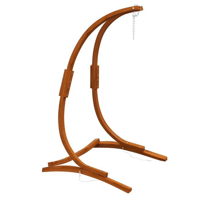 Hanging chair frame made of teak wood, capacity 150 kg, indoor/outdoor