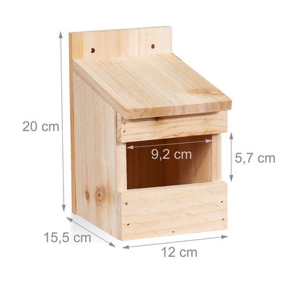 Wooden Rockhouse Nesting Box