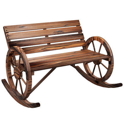 Medinis supamasis suolas, supamasis suolas su porankiais, 2 vietų sodo suolas, medinis suolas sodui, balkonui, keliamoji galia iki 240 kg, apanglėjęs