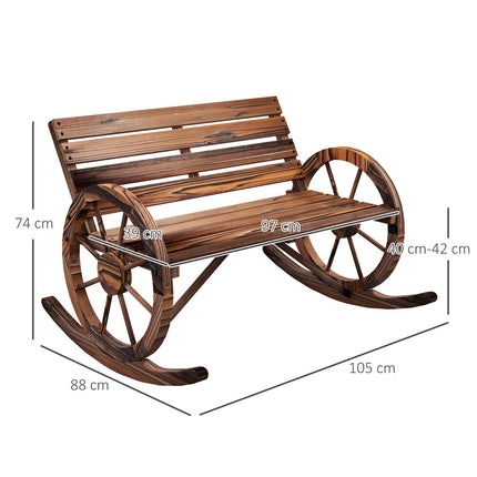 Medinis supamasis suolas, supamasis suolas su porankiais, 2 vietų sodo suolas, medinis suolas sodui, balkonui, keliamoji galia iki 240 kg, apanglėjęs