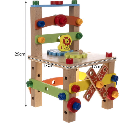 Wooden assembly chair Kruzzel 22506