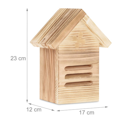 Wooden ladybug house