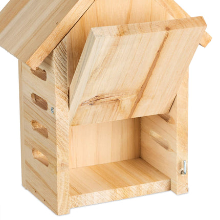 Wooden ladybug house
